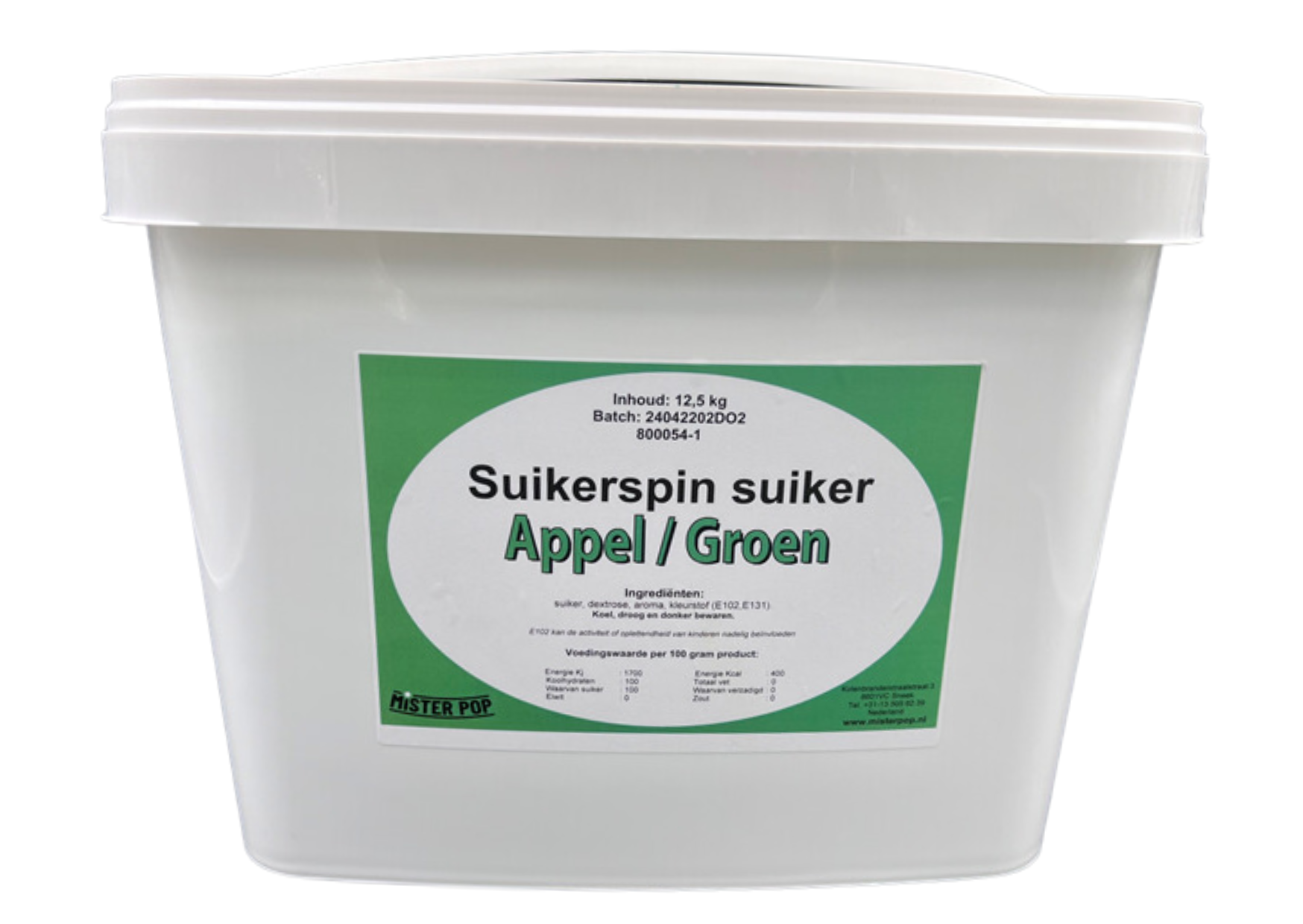 Suikerspin Suiker Appel Groen 12 5 Kg Appel Groen GR00204 suikerspin-suiker-appel-groen-12-5-kg-appel-groen-gr00204